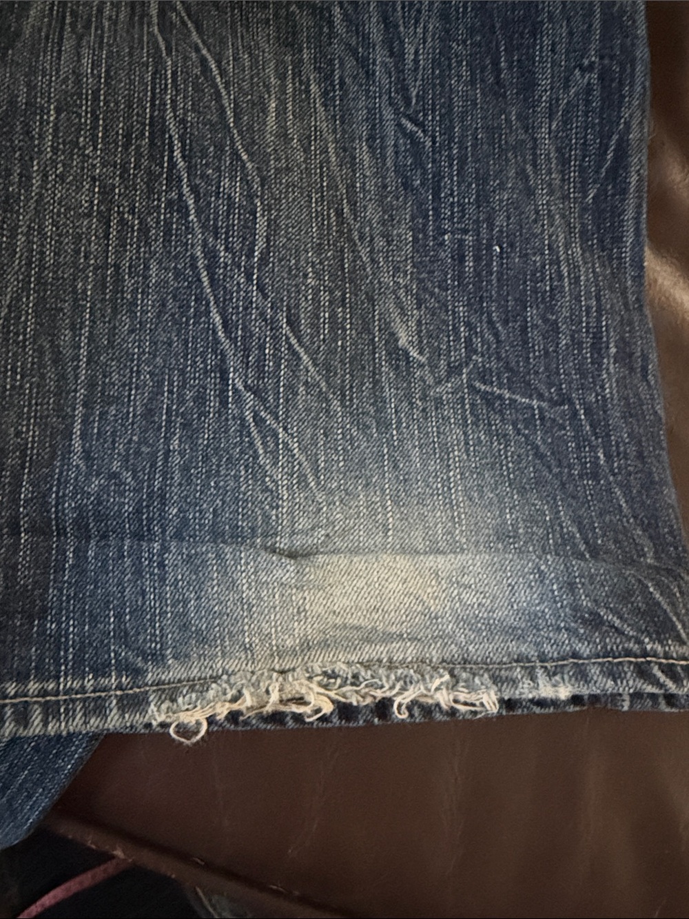 Vintage Premium Guess Hand-Made Limited Edition Flared Jeans 32X34 Made in USA - Picture 14 of 14